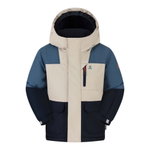 Kamik Winterjacke Gideon (wind- und wasserdicht, reflektierend) beige/blau Jungen